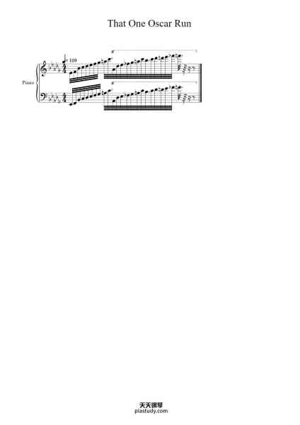 “That One Oscar Run”钢琴谱-Oscar Peterson-免费下载-天天钢琴