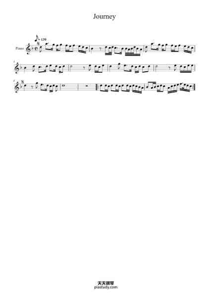 “Journey”钢琴谱-Composer-免费下载-天天钢琴