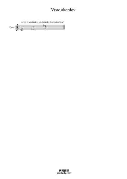“Vrste akordov”钢琴谱-Composer-免费下载-天天钢琴