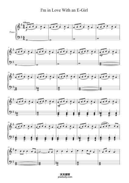 “I'm in Love With an E-Girl”钢琴谱-


Music and Lyrics By Wilbur Soot
Arranged for Piano by Queen Iridocyclitis
-免费下载-天天钢琴