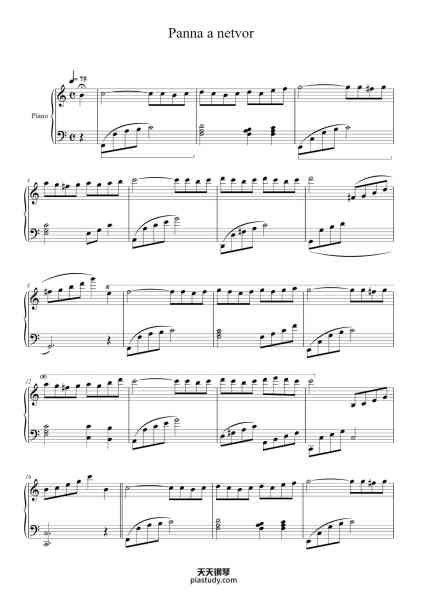“Panna a netvor”钢琴谱-Petr Hapka-免费下载-天天钢琴