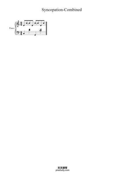 “Syncopation-Combined”钢琴谱-borbatar-免费下载-天天钢琴