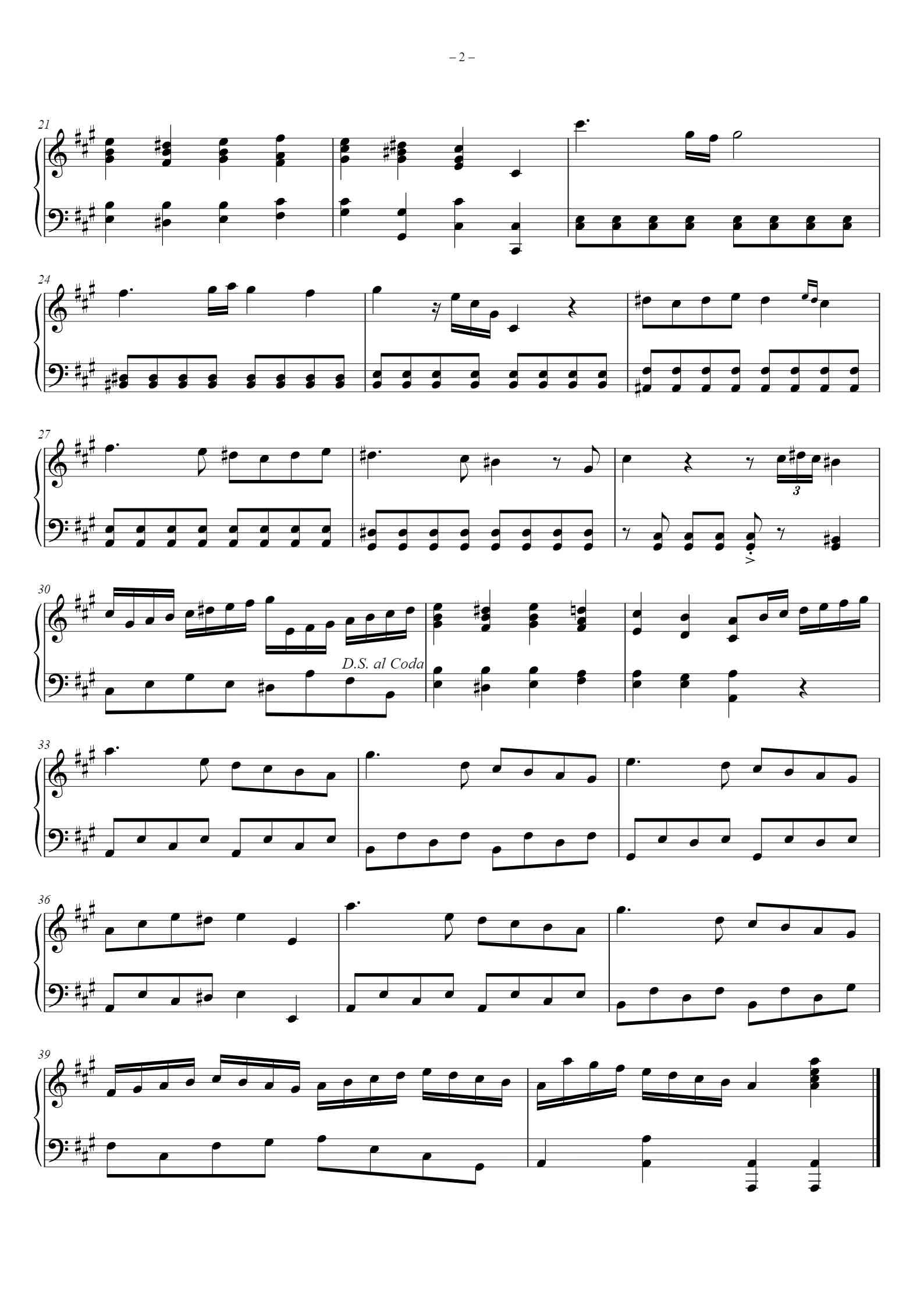 'Music Theory II Composition Project' - Beginner Piano Sheet Music by ...