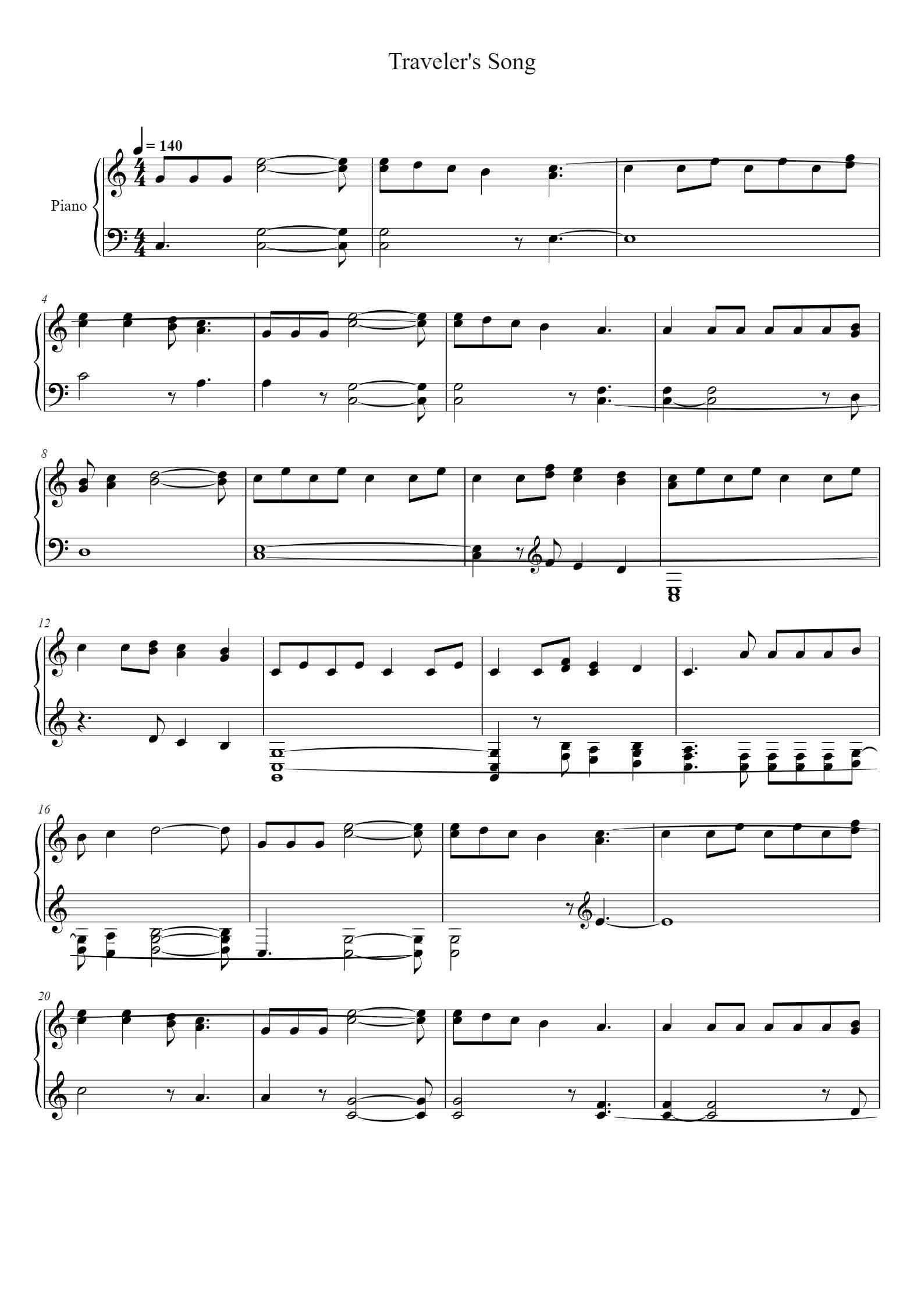 Traveler s Song Piano Sheet Music By Paraskelidis TOPiano traveler-s-song-piano-sheet-music-by-paraskelidis-topiano