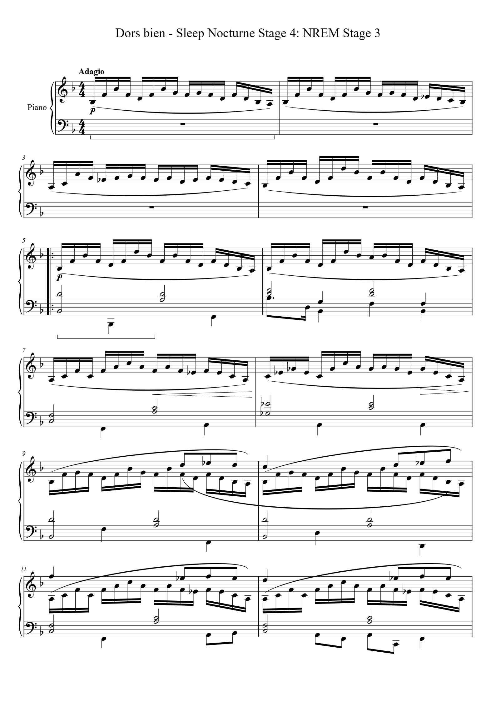 Dors Bien Sleep Nocturne Stage 4 NREM Stage 3 Piano Sheet Music dors-bien-sleep-nocturne-stage-4-nrem-stage-3-piano-sheet-music
