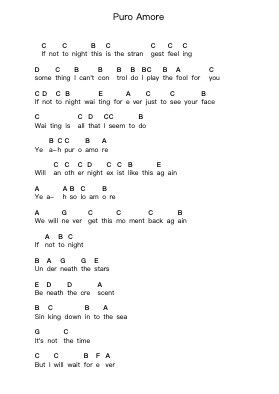 Puro Amore Nota surat piano oleh Zucchero - Arr.Detio Gemlo