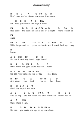 Awakeasleep Piano letter noten van Final Hour - Arr.Pullamb