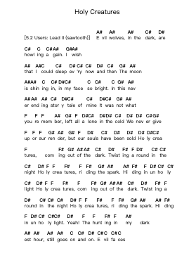 Holy Creatures Catatan huruf piano oleh Axel Rudi Pell - Arr.Bellper Cowcolm