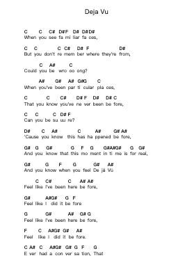 Deja Vu โน้ตตัวอักษรเปียโนโดย Iron Maiden - Arr.Leiflance Bessvian