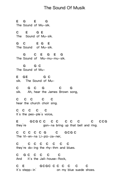 The Sound Of Musik 鋼琴字母譜由 Falco - 編曲 Primeg