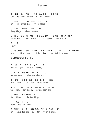 Hymne โน้ตตัวอักษรเปียโนโดย Vangelis - Arr.Orine Samtim