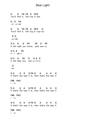 Blue Light Ghi chú đàn piano bởi Bloc Party - Arr.Hartelius Toddkit