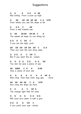 Suggestions Piano letter notes by System Of A Down - Arr.Humbryce Vanral