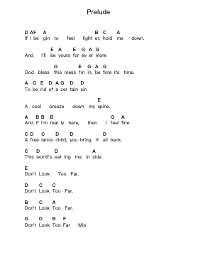 Prelude Piano letter notes by Slaughter - Arr.Bartnice