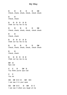 My Way ピアノの音符 by Limp Bizkit - Arr.Boyleva Efglan