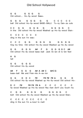 Old School Hollywood Piano letter notes by System Of A Down - Arr.Sonxe