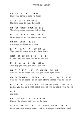 Travel In Packs Note letterarie per pianoforte di The Devotchkas - Arr.Rydiah
