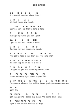 Big Shoes ピアノの音符 by Headspace - Arr.Chamcarr Cherbard