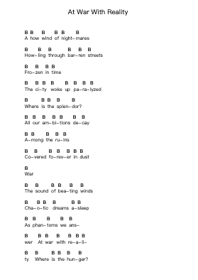 At War With Reality Ghi chú đàn piano bởi At the Gates - Arr.Bysey Truwood