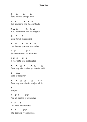 Simple पियानो पत्र नोट्स द्वारा La Trampa - Arr.Feleste Johnren