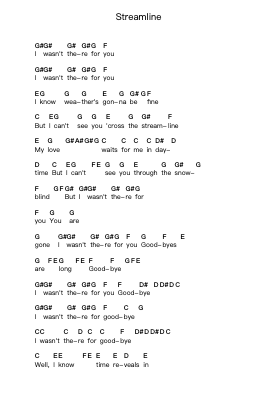 Streamline Piano letter notes by System Of A Down - Arr.Dywalsh Barster