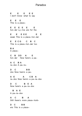 Paradox Piano letter notes by Khashoggi - Arr.Paggai Noelsay
