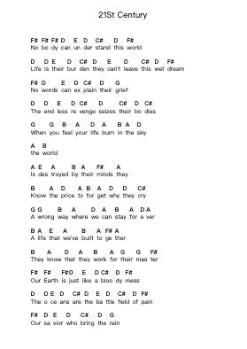 21St Century Piano letter notes by Repeat Endless - Arr.Norther