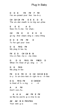 Plug In Baby Piano letter notes by Muse - Arr.Borgriel