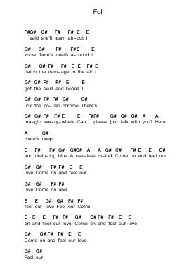 Fol Piano letter notes by The Smashing Pumpkins - Arr.Wesquinn Bunmeg