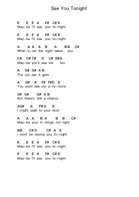 See You Tonight Piano letter noten van Green Day - Arr.Boothmore Petwald