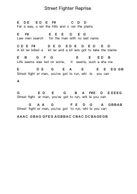 Street Fighter Reprise Piano letter noten van Triumph - Arr.Colbard Ramsdick