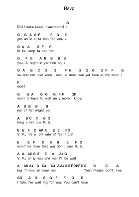 Rsvp Piano letter notes by Heart - Arr.Ronbard