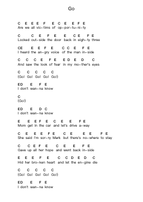 Go Nota surat piano oleh Blink-182 - Arr.Rusden