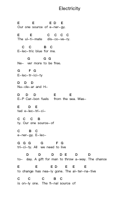 Electricity ピアノの音符 by Orchestral Manoeuvres in the Dark (OMD) - Arr.Lautus Phichad