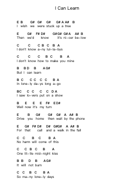 I Can Learn Piano letter notes by The White Stripes - Arr.Taters Jonkyle