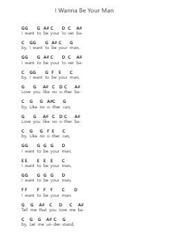 I Wanna Be Your Man Piano letter noten van The Beatles - Arr.Lizly Hojo