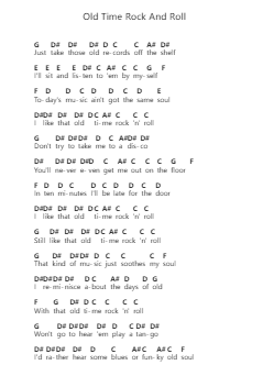 Old Time Rock And Roll Piano letter noten van Bob Seger - Arr.Boothmore Petwald