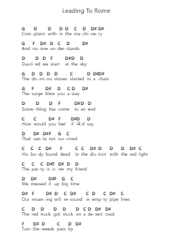 Leading To Rome ピアノの音符 by Sinew - Arr.Wano'neil Orn