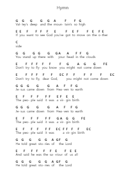 Hymn ピアノの音符 by Barclay James Harvest - Arr.Haynin