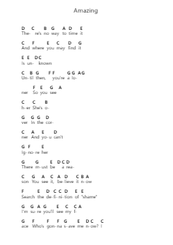 Amazing Nota surat piano oleh Rex Orange County - Arr.Croftsgreg