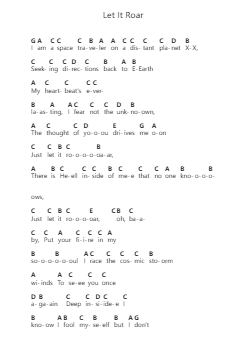 Let It Roar Piano letter noten van Battle Beast - Arr.Sainsgen Junebrowne