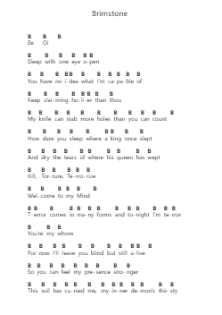 Brimstone Piano letter noten van Whitechapel - Arr.Roykiel