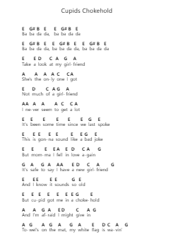 Cupids Chokehold Ghi chú đàn piano bởi Gym Class Heroes - Arr.Osger