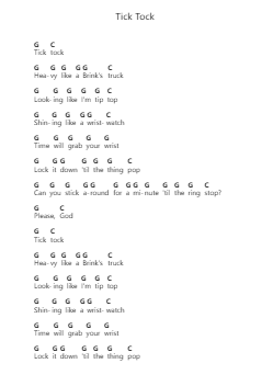 Tick Tock Piano letter notes by Joji - Arr.Keyjean Leighmuel