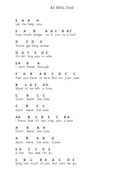 At Wits End Piano letter notes by Dream Theater - Arr.Blybohm