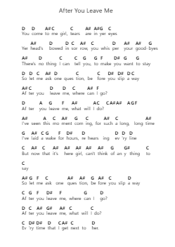 After You Leave Me Piano letter noten van Styx - Arr.Uvey