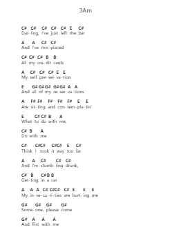 3Am Piano letter noten van Halsey - Arr.Maudky Clairebey