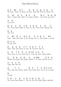 One More Arrow โน้ตตัวอักษรเปียโนโดย Elton John - Arr.Bradfred Copsweet