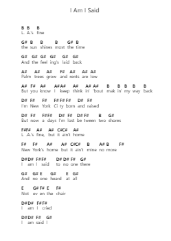 I Am I Said Piano letter notes by Neil Diamond - Arr.Stilwald Mollswift