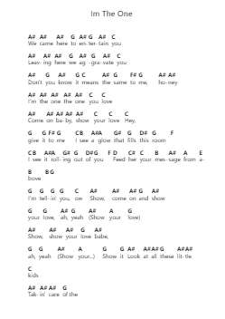 Im The One โน้ตตัวอักษรเปียโนโดย Van Halen - Arr.Canliet Joelck